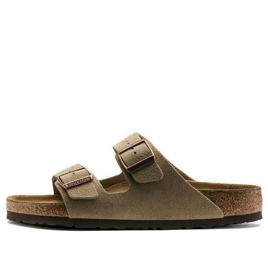 Birkenstock Arizona Soft Footbed Suede Leather 'Taupe' 0951301