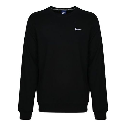 Nike Club Ft Round Neck Pullover french terry Black AA3178-010