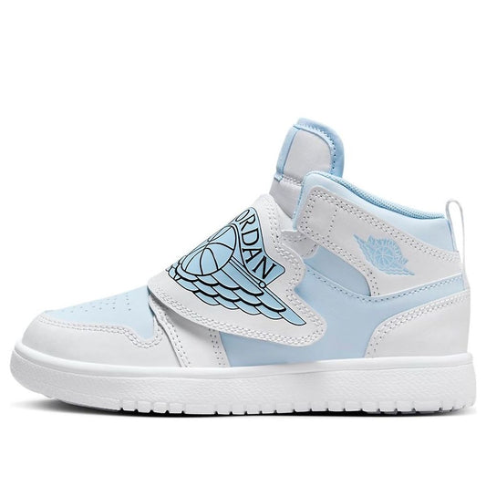 (PS) Air Jordan 1 Mid ' White BLue' BQ7197-411