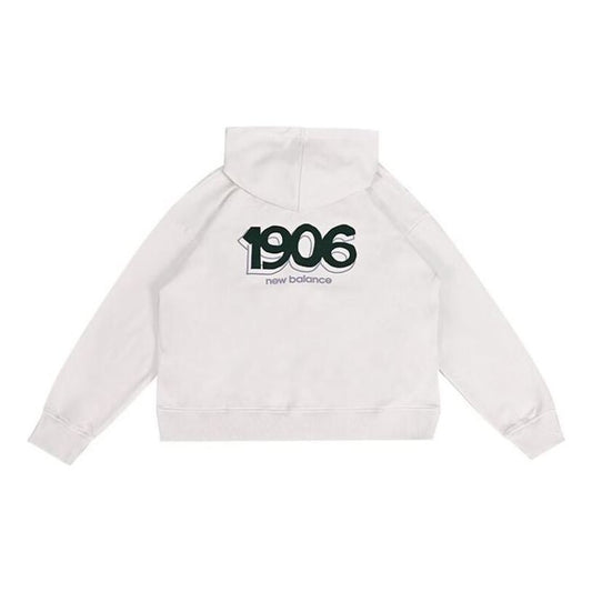 (WMNS) New Balance NBX Urban Remix Knit Full Zipper Hoodie Asia Sizing 'Light Cream' AWJ33309-CIC