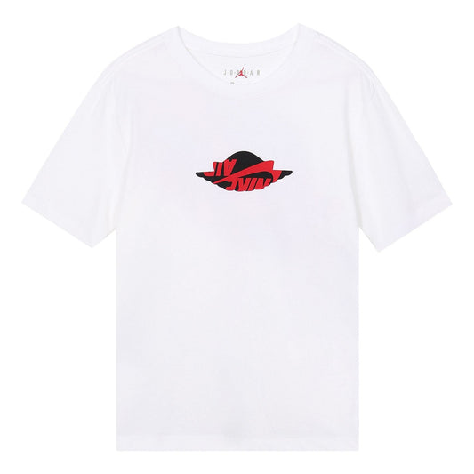 Air Jordan Basketball Athleisure Casual Sports Short Sleeve White AT8903-100