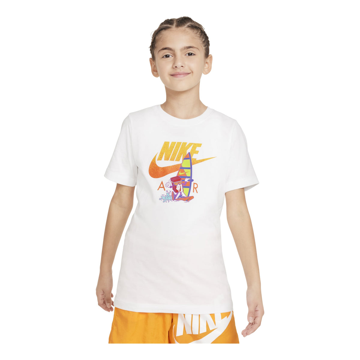 (GS) Nike Sportswear Graphic T-Shirt 'White' FV5346-100