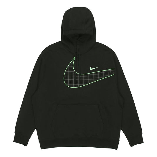 Men's Nike Large Logo Printing Sports Knit Black DO6936-010