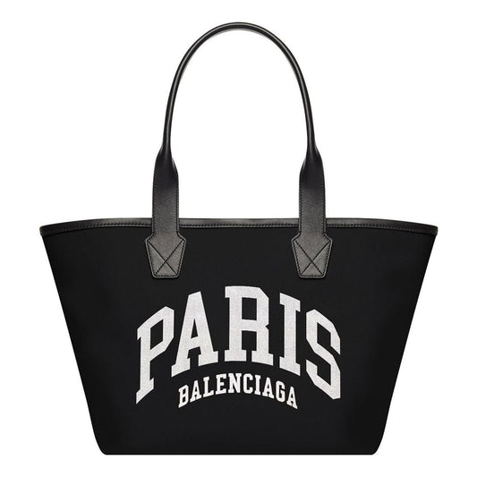 (WMNS) Balenciaga Cities Paris Jumbo Small Tote Bag 'Black' 6920682106M1199
