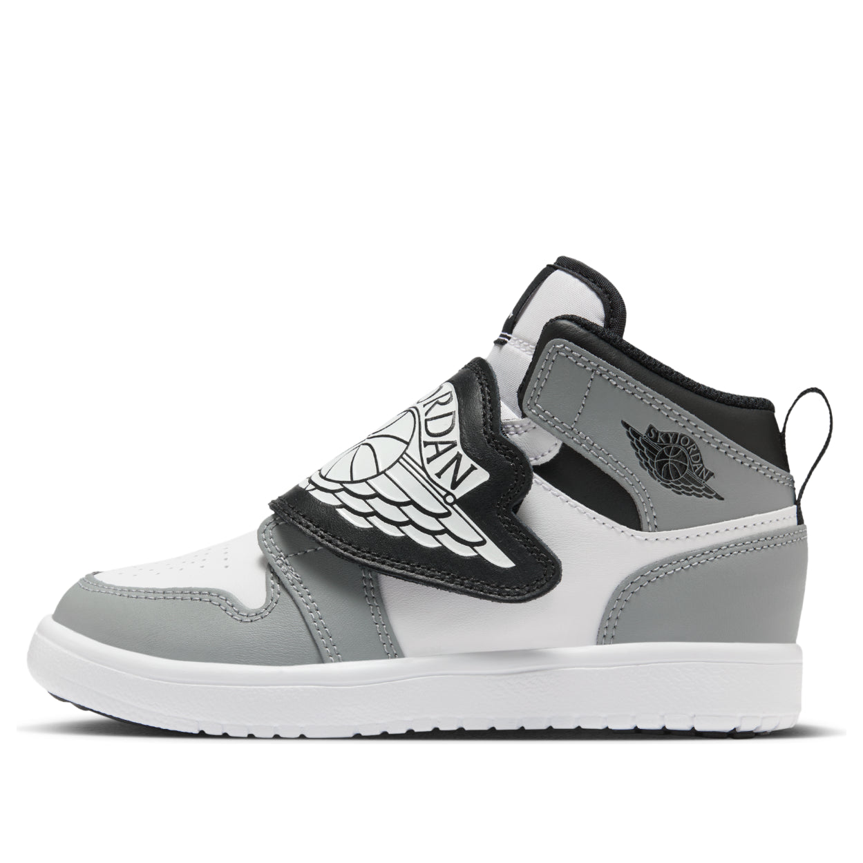 (PS) Air Jordan 1 Sky logo 'Grey Black White' BQ7197-102