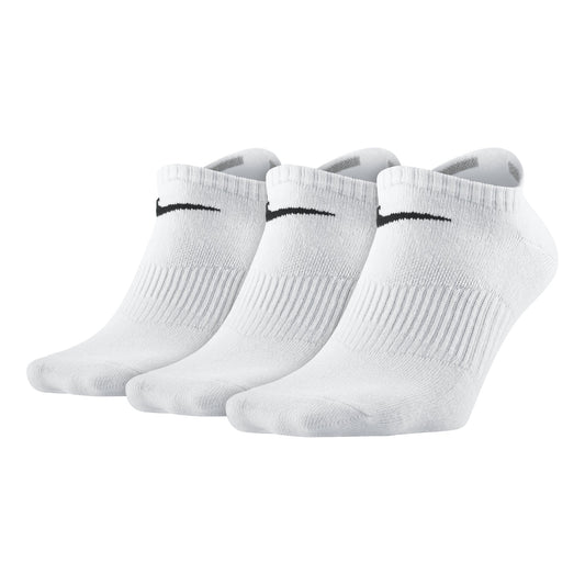 Nike Sports 3 Pairs Breathable Shallow Sports Socks Couple Style 3 Pairs White SX4705-101