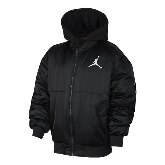 (GS) Air Jordan Logo Jacket 'Black' FV2632-010