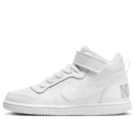 (PS) Nike Court Borough Mid-Top Sneakers White 870026-100