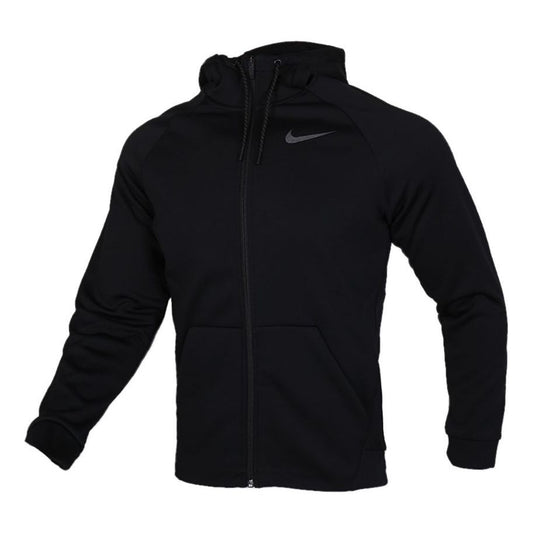 Nike Casual Sports hooded Running Jacket Black AQ5239-010