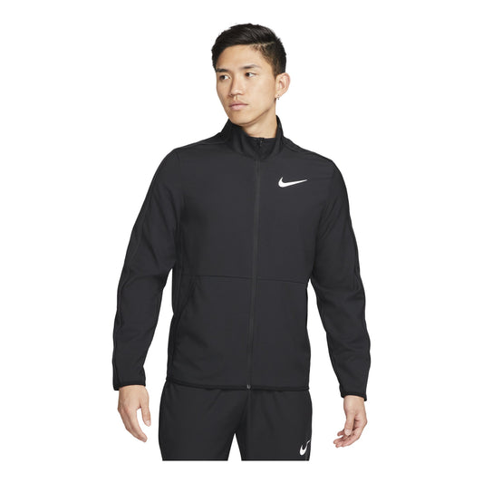 Nike Dri-FIT Solid Color Quick Dry Woven Training Sports Jacket Black DM6620-011