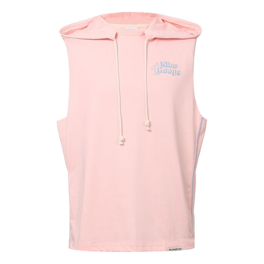 Nike Dri-FIT Standard Issue Solid Color Sleeveless hooded Vest Large Pink DH7442-610