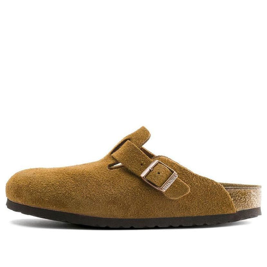 Birkenstock Boston Soft Footbed Regular 'Suede Mink' 1009542