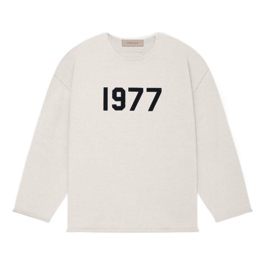 Fear of God Essentials SS22 1977 Raw Edge Sweater 'Wheat' FOG-SS22-121