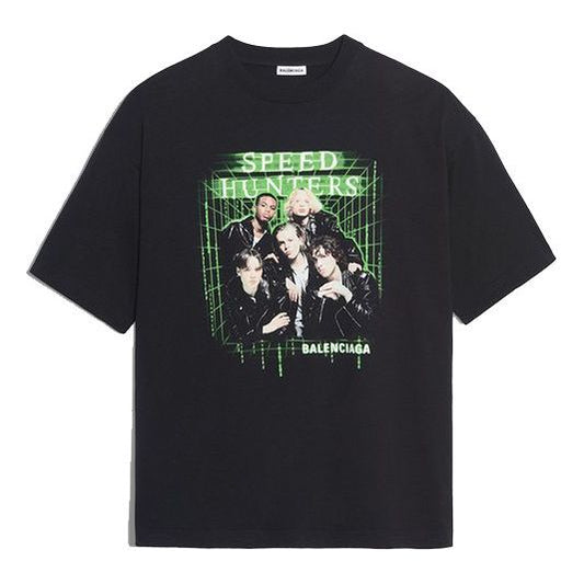 Balenciaga Speed Hunters Printing Black 556089TCV381000