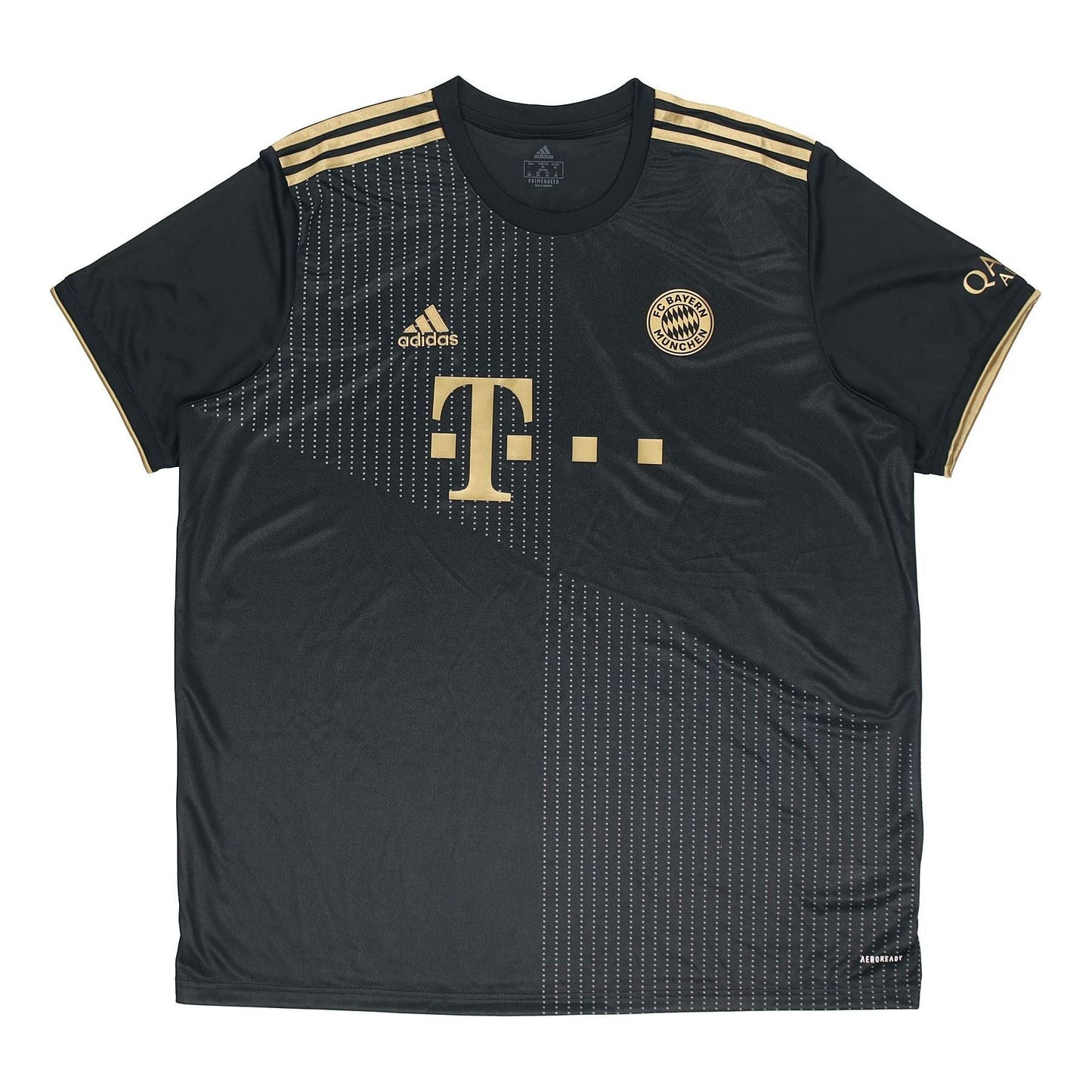 adidas Bayern Munich Away Fan Edition Sports Short Sleeve Black GM5317