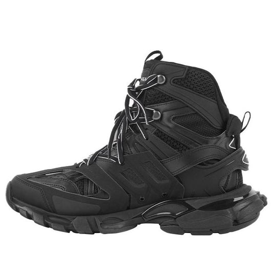 (WMNS) Balenciaga Track High-Top Daddy Shoes Black 654866W3CP31000