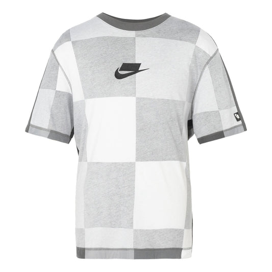 Nike Printed Short Sleeve TEE Men White/Grey Whitegray CJ5074-068