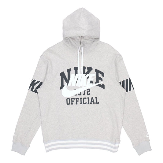 Men's Nike Large Logo Printing Loose Gray DD6169-050