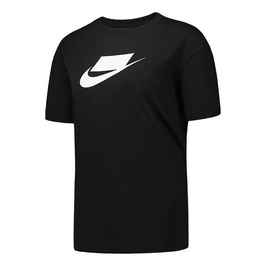 (WMNS) Nike Casual Sports Training Round Neck Short Sleeve Black T-Shirt DB9828-010