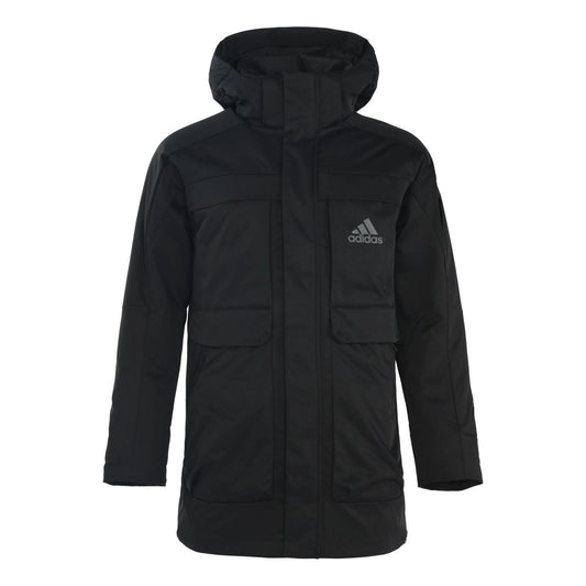 adidas Outdoor Sport Hood Down Jacket Men And Black GN9836
