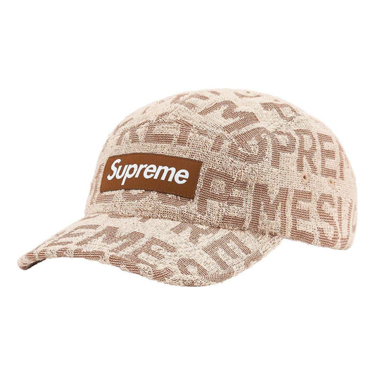 Supreme Terry Spellout Camp Cap 'Beige White' SUP-SS22-882