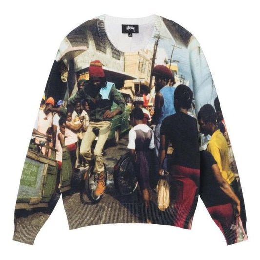Stussy Peter Tosh Print Sweater 'Multicolor' 117145