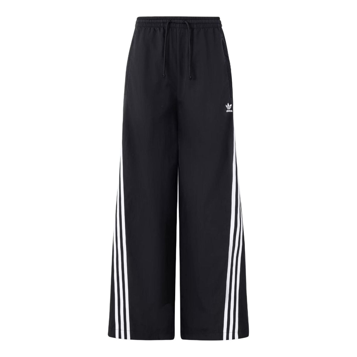 (WMNS) adidas Originals Oversize Track Pants Asia Sizing 'Black White' JJ3359