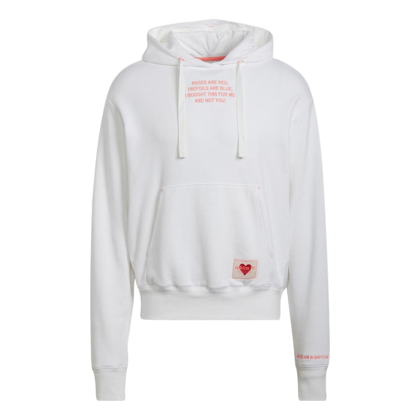 Men's adidas originals V-Day Valentine's Day Series Cotton White HJ9601