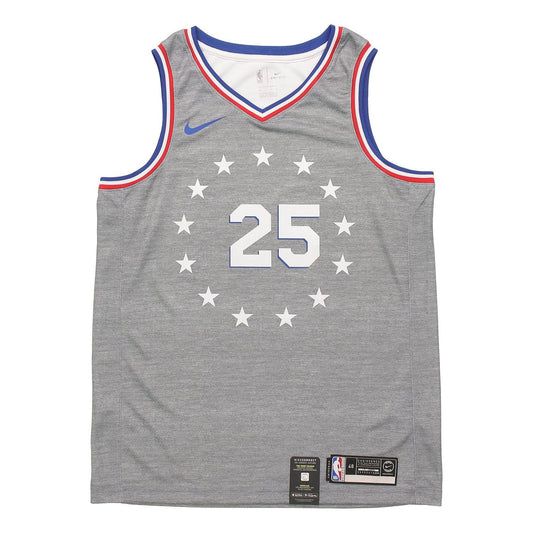 Nike Ben Simmons Philadelphia 76Ers City Edition Swingman Jersey Gray AJ4636-065