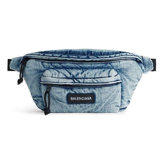 Balenciaga Explorer Beltpack Denim 'Faded Blue' 7558032AAHB4652