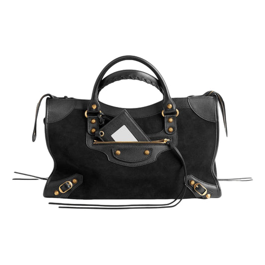 (WMNS) Balenciaga Le City Bag Medium 'Black' 8657602ACJ51000