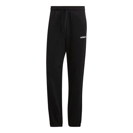 adidas Loose Knit Breathable Stripe Casual Sports Pants Black EI4898