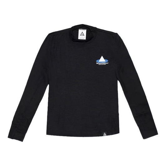 Nike x ACG Wizard Island Casual Sports Round Neck Printing Long Sleeves Pullover Black CZ6707-010