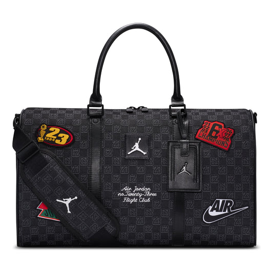 Jordan Monogram Duffle 'Black' IQ3207-010