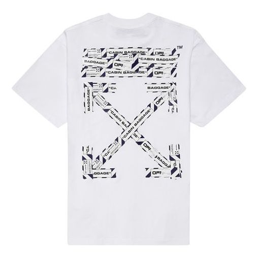 Off-White SS20 Arrows Logo Print Oversized T-Shirt 'White' OMAA038S201850030188