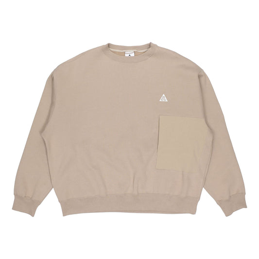 Nike x ACG Solid Color Casual Sports Round Neck Khaki CV0683-247