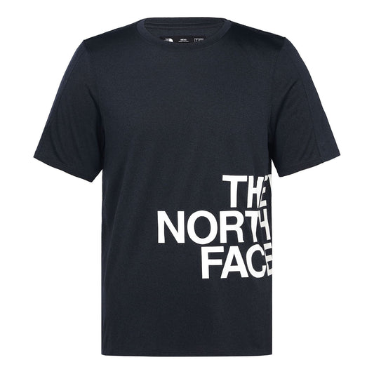 Men's THE NORTH FACE Version Large logo Printing Navy Blue 498H-H2G