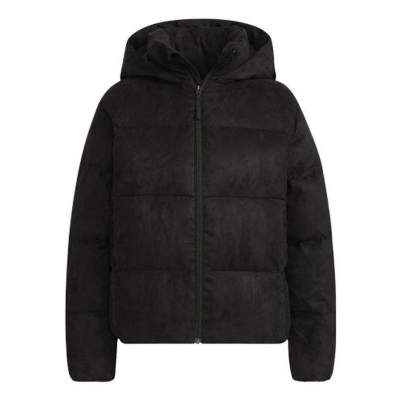 (WMNS) adidas Warm Hooded Sports Down Jacket Asia Sizing 'Black' H20810
