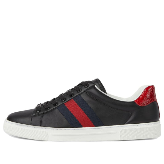 Gucci Ace Low-Top Sneakers 'Black Red' 757892-AACAG-1096