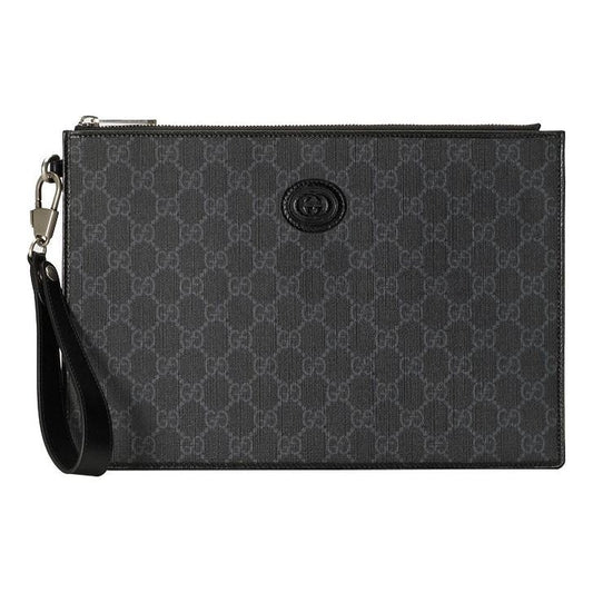 Gucci Pouch With Interlocking G 'Black' 672953-92TCN-1000
