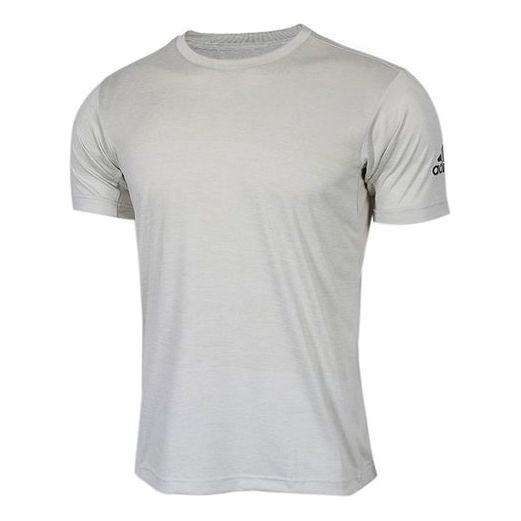 adidas FreeLift gradi Training Sports Short Sleeve Gray White DY9605