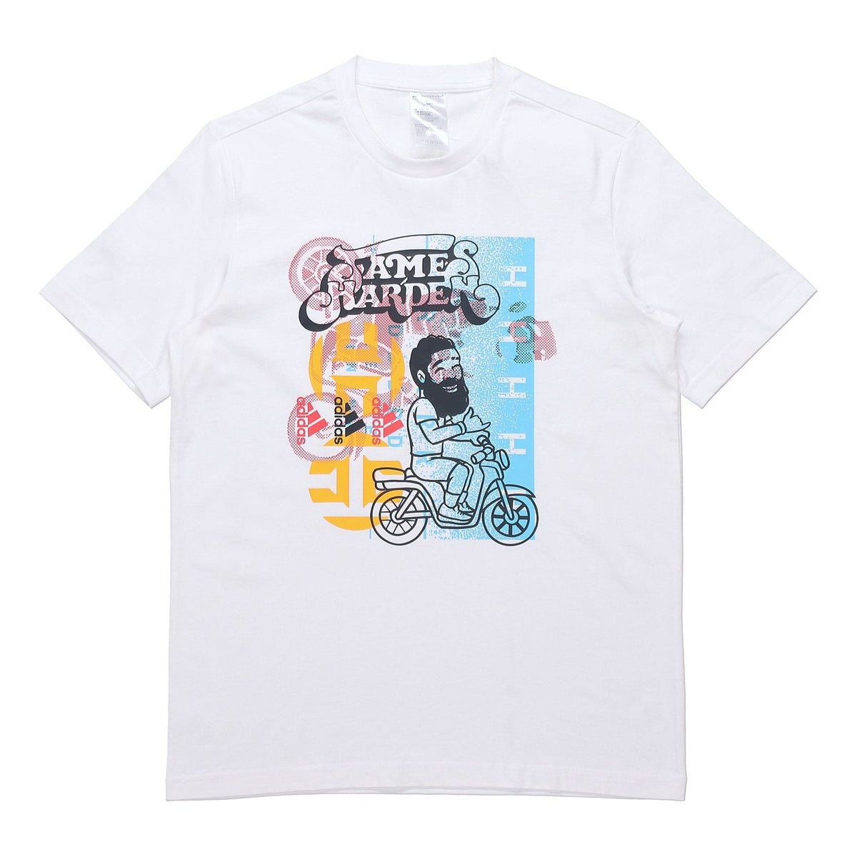 adidas Hdn Avatar Sc Basketball Athleisure Casual Sports Short Sleeve White GP3431