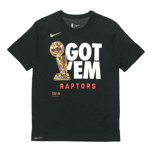 Nike Toronto Raptors Short Sleeve Black CW2688-010
