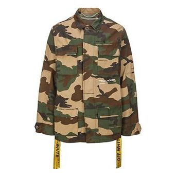 Off-White 18AW Camouflage Field Jacket 'Multicolor' OMEL003E180260109901
