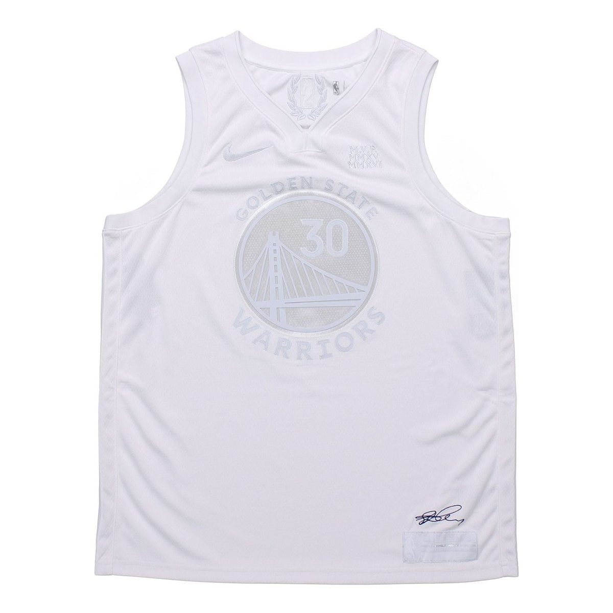 Nike NBA Jersey Stephen Curry Warriors MVP Golden State Warriors Basketball White CT4203-100