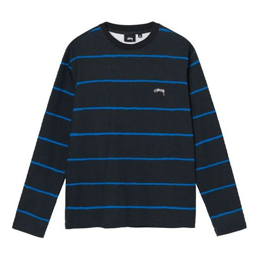 Stussy Unisex SS22 Hand Drawn Strlpr Ls Crew Swea Black 1140286