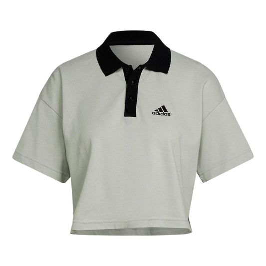 (WMNS) adidas Short Polo Shirt Asia Sizing 'Purple' HY5527