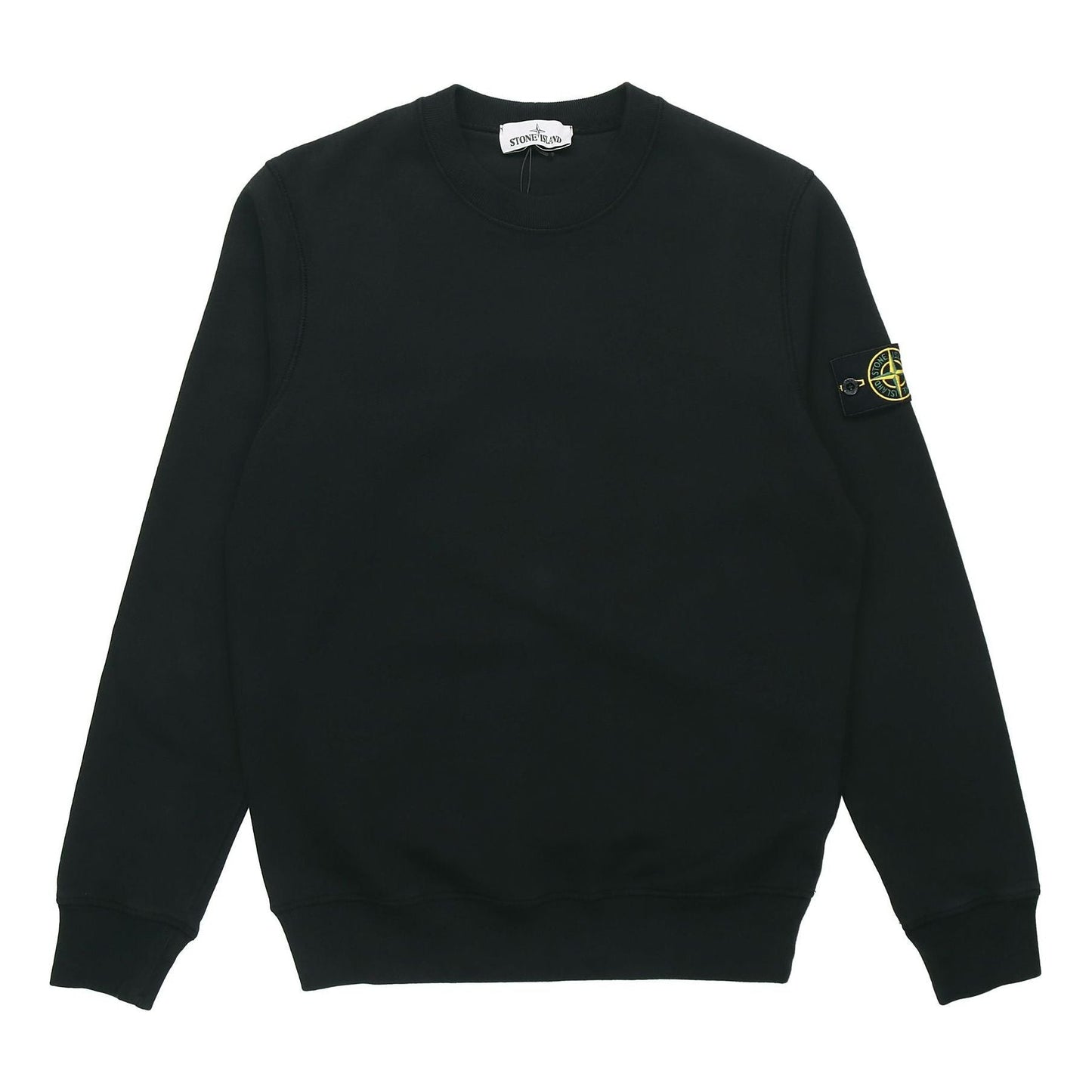 Men's STONE ISLAND Sleeve Cotton Round Neck Black 731563020-V0029