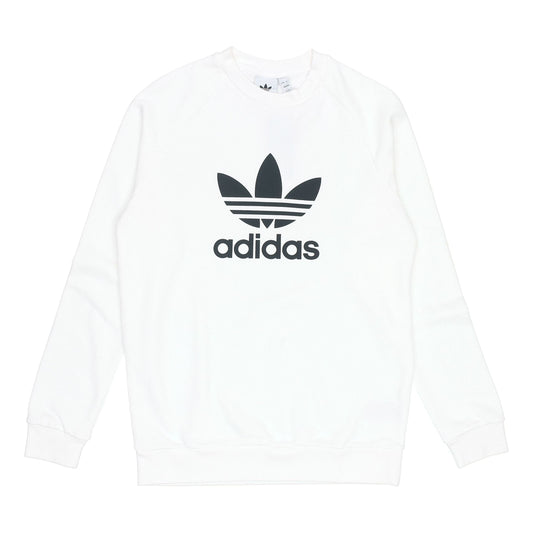 adidas originals Trefoil Warm-Up Crew Sweatshirt 'White' DV1544