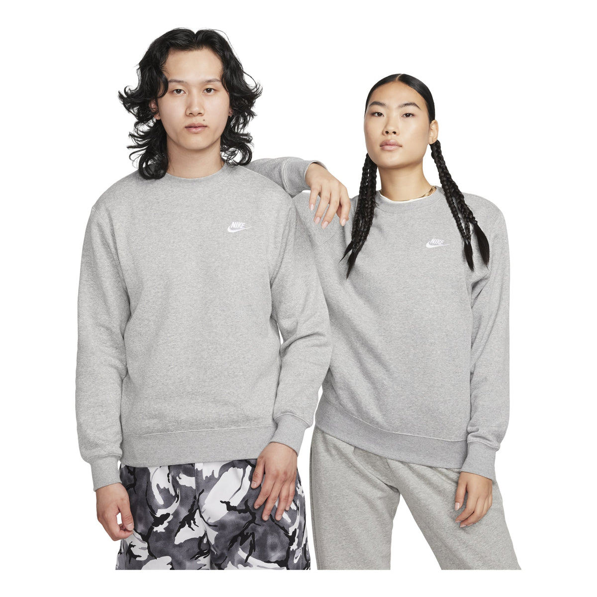 Nike Sportswear Club Casual Round Neck Pullover Gray BV2663-063
